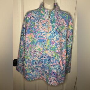 Lilly Pulitzer Women’s Popover 1/2 Zip Size Large